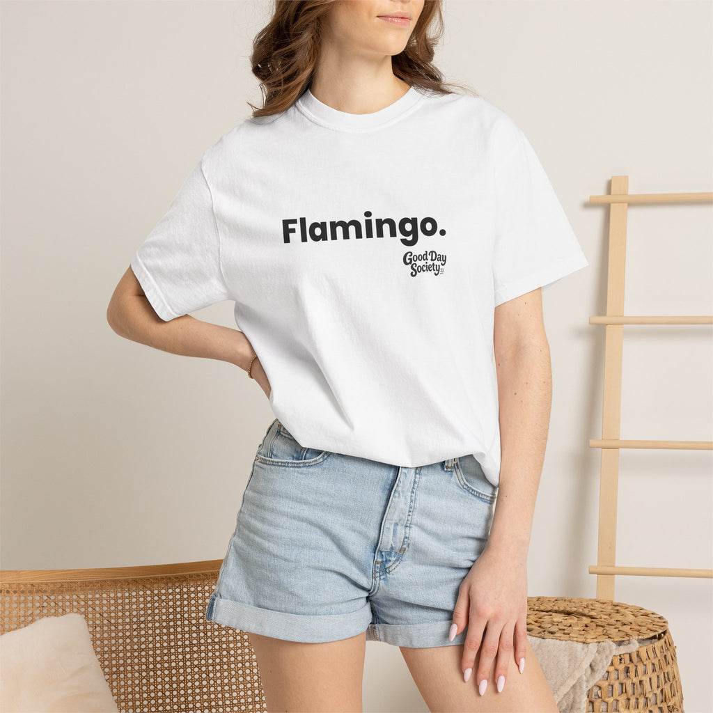Flamingo.™ Minimalist Graphic T-Shirt | Good Day Society