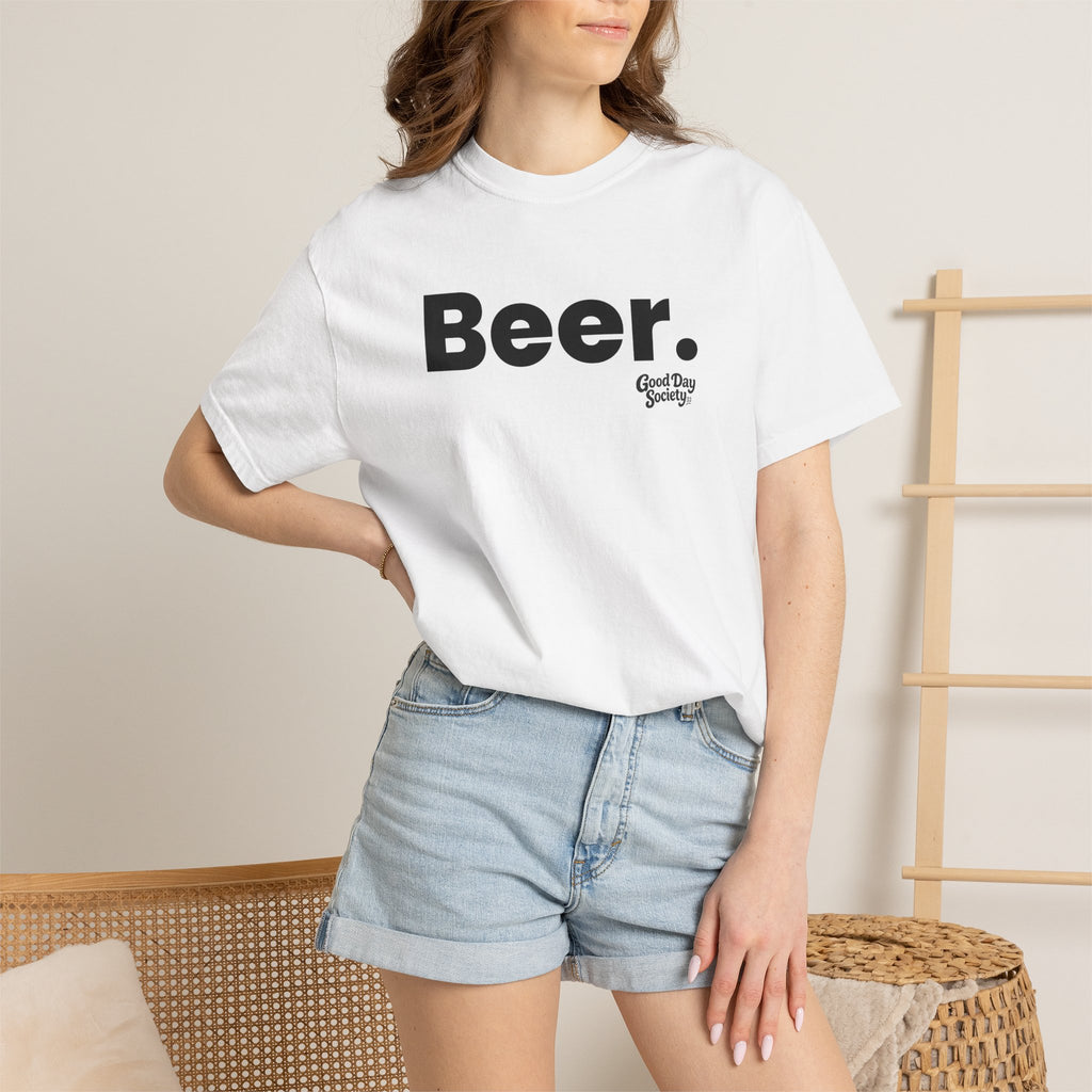 Beer.™ Minimalist Graphic T-Shirt | Good Day Society