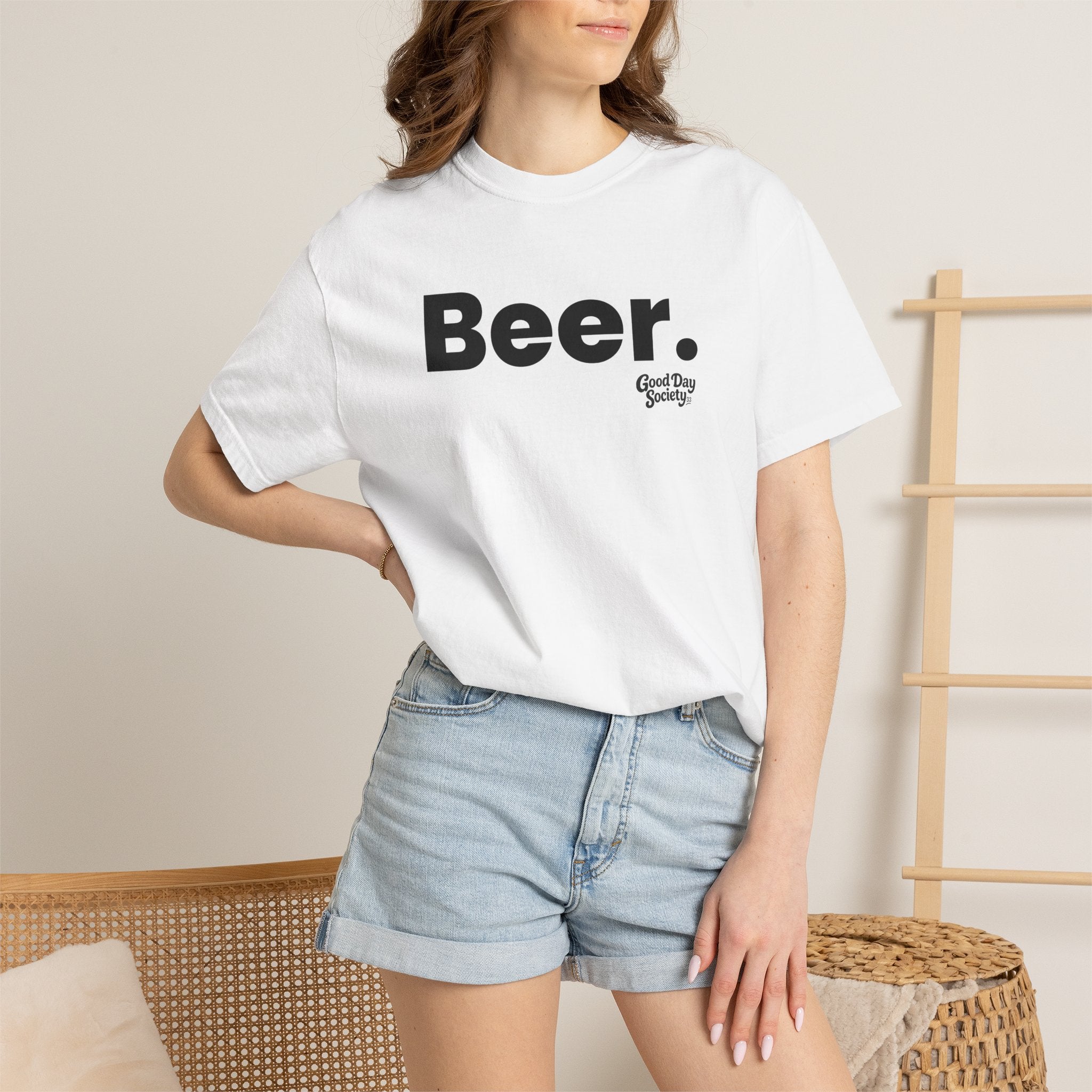 Beer.™ Minimalist Graphic T-Shirt | Good Day Society